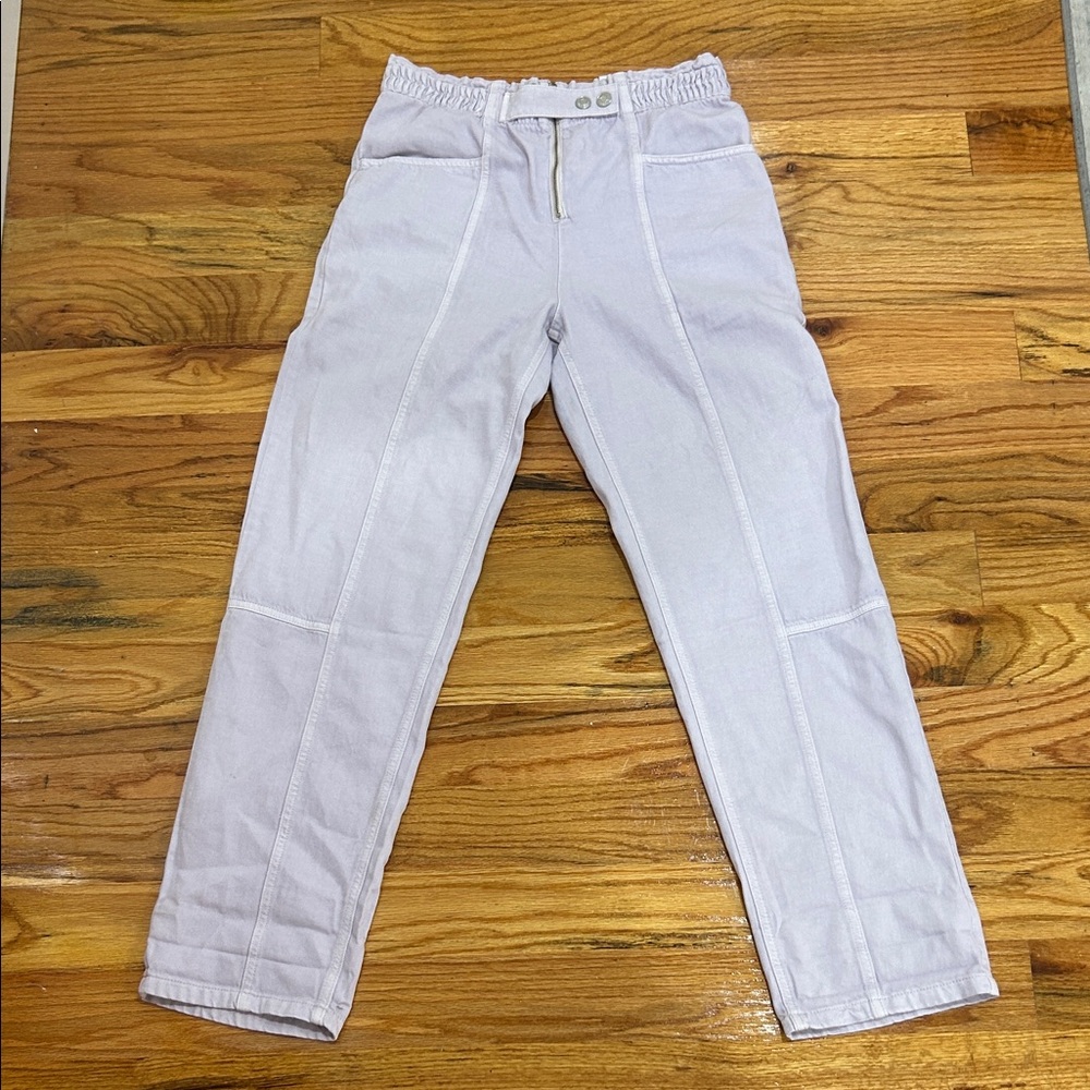Mango Lavender Tapered Jeans